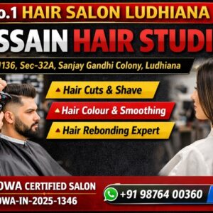 Best Hair Salon Ludhiana | Hussain Hair Studio | Save 20%
