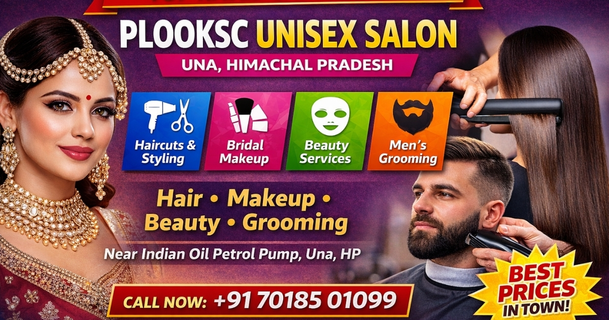 7 Powerful Beauty Services at PLOOKSC Unisex Salon Una | Best Rated Salon