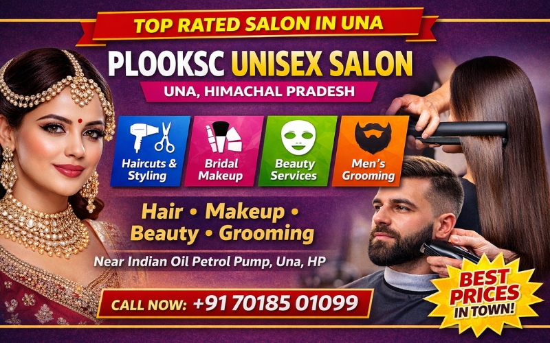 7 Powerful Beauty Services at PLOOKSC Unisex Salon Una | Best Rated Salon