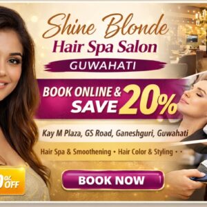Shine Blonde Hair Spa Salon Guwahati – Book Online & Save 20% on Premium Hair Spa Services