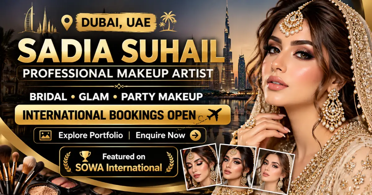 Sadia Suhail | Top Professional Makeup Artist in Dubai, UAE