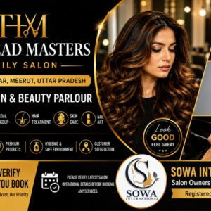The Head Masters Family Salon Meerut | Unisex Salon, Bridal Makeup & Hair Treatment Services in Shastri Nagar