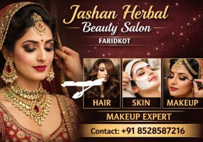 Bridal makeup and beauty services at Jashan Herbal Beauty Salon Faridkot