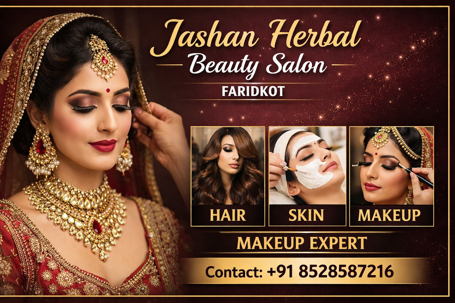 Jashan Harbal Beauty Salon: Indulge in Natural Beauty & Win a Diamond in Faridkot (Save 20% with Sowa International!)