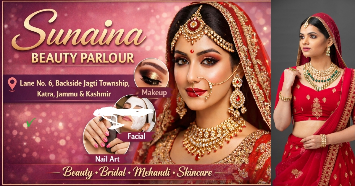 Best Beauty Parlour in Katra – Sunaina Beauty Parlour Now on SOWA International!,Save 20%