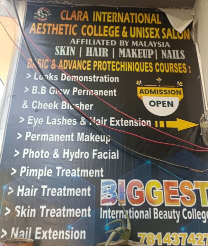 Unleash Your Inner Beauty Guru at Clara International Aesthetic College & Unisex Salon in Vijaypur!