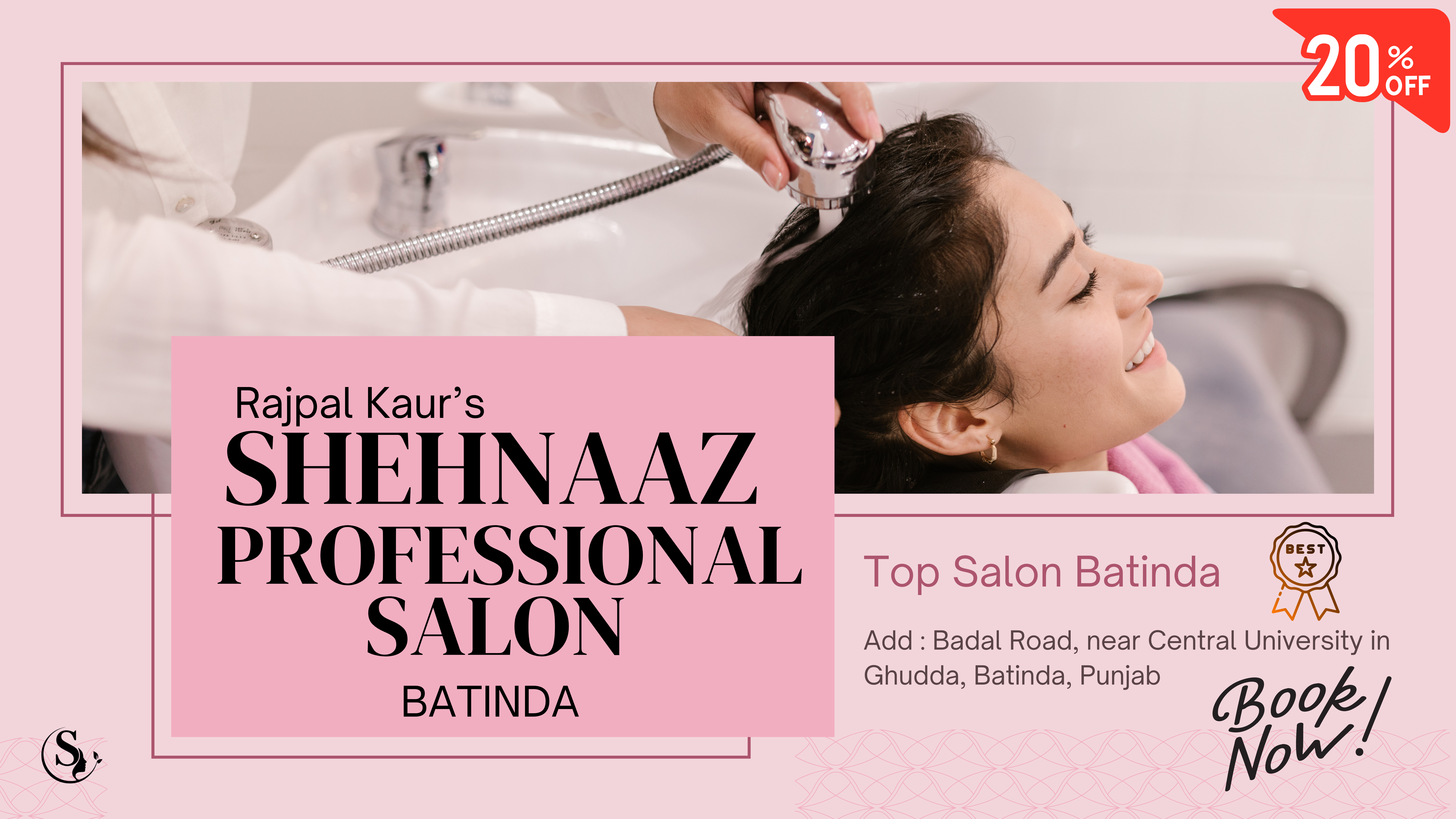 Best Beauty Salon in Bhatinda -Shehnaaz Professional Salon-Save 20%