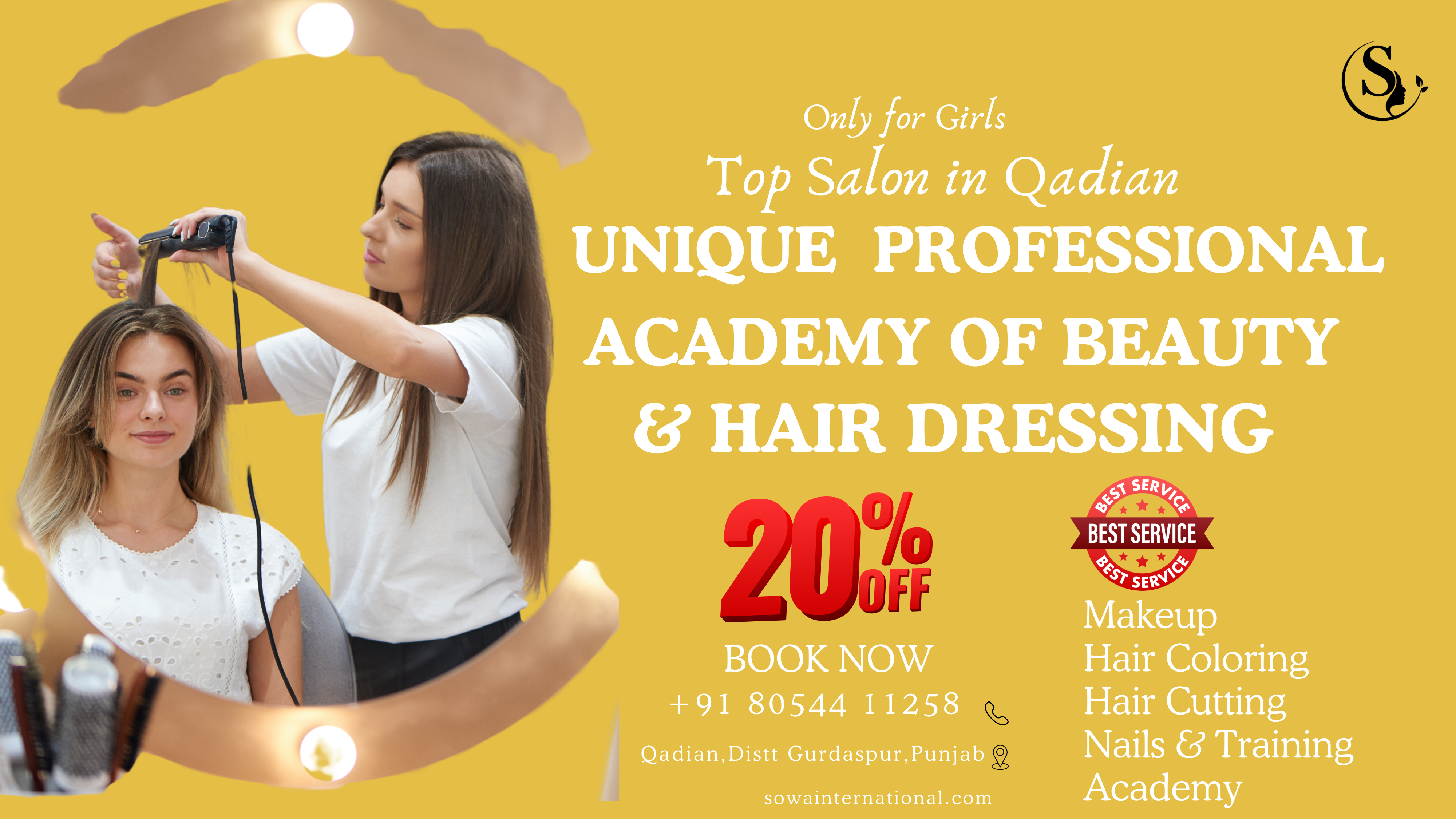 Unique Professional Academy: Best Salon in Qadian | Save 20%