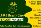 Best Salon in Jagraon- A to Z Beauty Care Salon and Academy-Save 20%