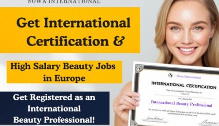Get International Certification & High Salary Beauty Jobs in Europe for Just $20!