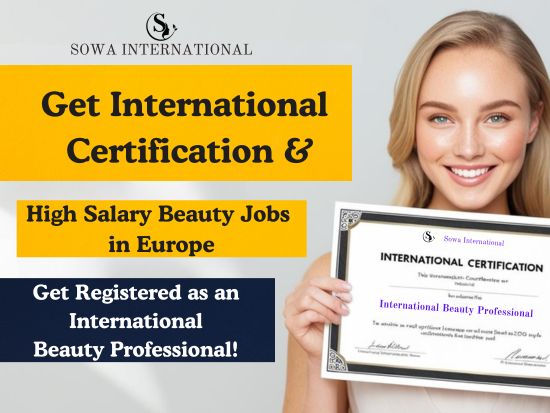 Get International Certification & High Salary Beauty Jobs in Europe for Just $20!