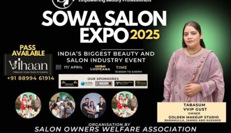 Tabasum, Baramulla’s Top Makeup Artist, Joins Sowa International Salon Expo 2025 as VVIP Guest