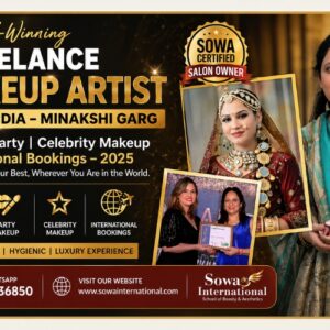 Award-Winning Freelance Makeup Artist from India | Book Now