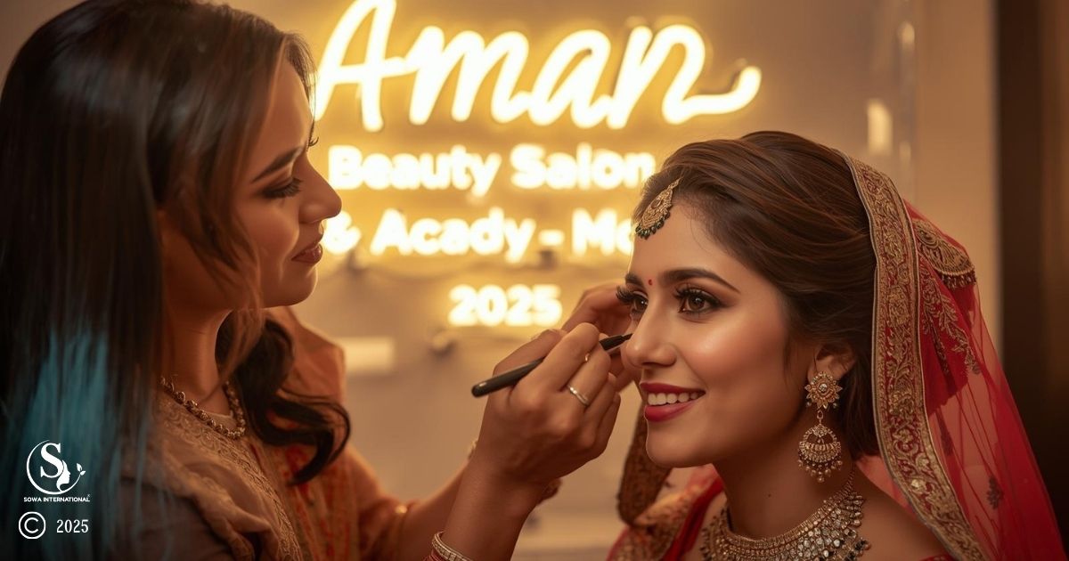 “Aman Beauty Salon and Academy Moga | Top Bridal Makeup & Beauty Services 2025”