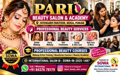 Pari Beauty Salon & Academy Moga | Professional Makeup Services and Beautician Training