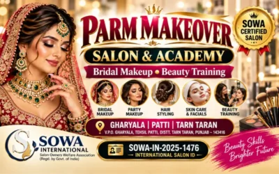 Parm Makeover Salon & Academy Patti Tarn Taran | Bridal Makeup, Hair & Beauty Training