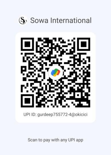 Pay with Google QR – Scan to pay instantly for your product at SOWA International | Salon Owners Welfare Association