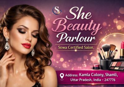 She Beauty Parlour – Sowa Certified Salon in Shamli Uttar Pradesh