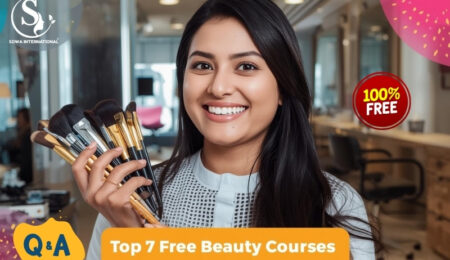 “Young woman attending Free Beauty Courses for Students