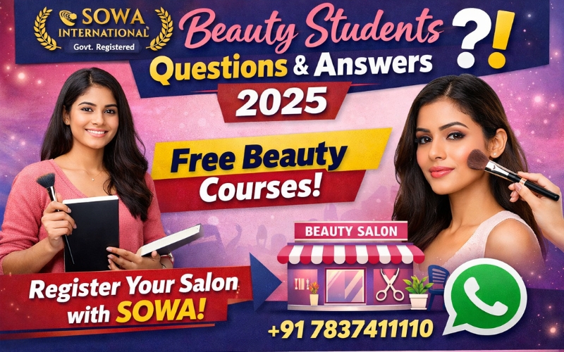 Free beauty courses 2025 questions and answers for beauty students India