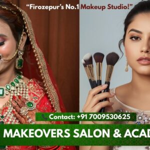 Top-Rated Makeup Studio in Firozepur | Gouri Makeovers | Sowa Certified Salon 2025