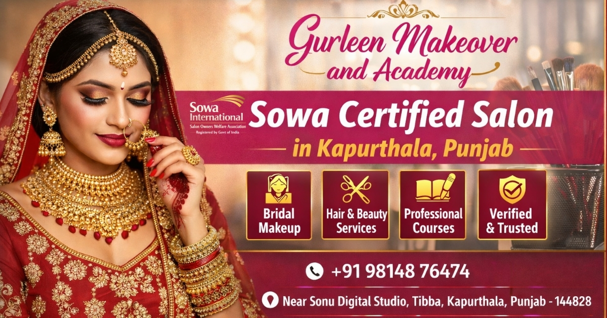 Best Gurleen Makeover Academy Kapurthala – Ultimate Salon Services Rate List 2026