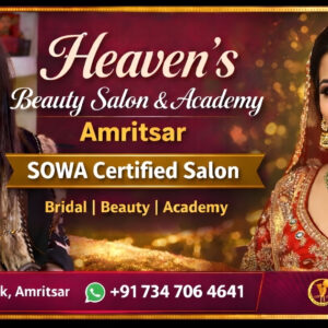 Heaven’s Beauty Salon & Academy Amritsar  SOWA Certified Salon- Save 20%
