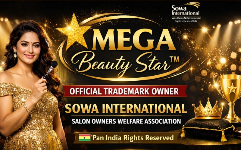 Mega Beauty Star beauty award show India makeup artist competition stage event