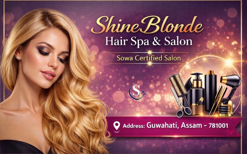 Shine Blonde Hair Spa Salon, Guwahati: Book Online & Save 20% with Sowa International!