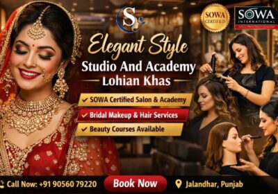 Elegant Style Studio And Academy Lohian Khas Bridal Makeup Salon and Beauty Academy in Jalandhar