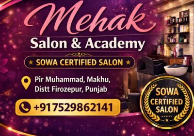 Best Beauty Academy in Pir Muhammad Punjab | Mehak Beauty Salon and Academy Courses Fees & Training 2026
