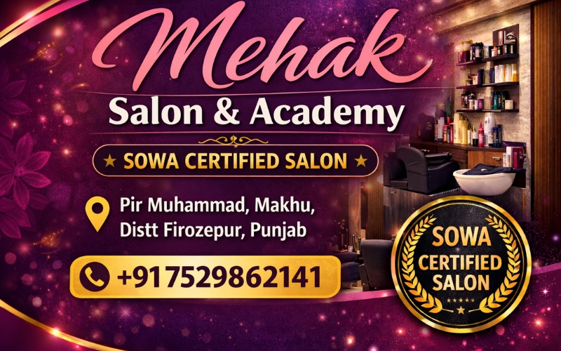 Mehak Beauty Salon and Academy Pir Muhammad | Top 1 Sowa Certified Salon