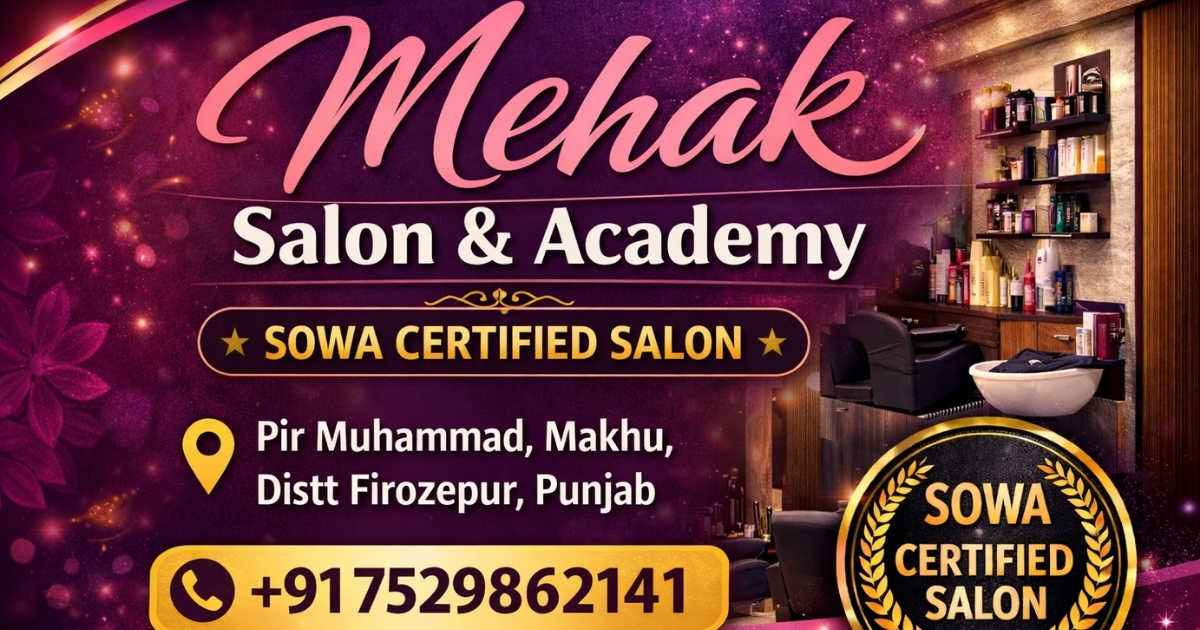 Mehak Beauty Salon and Academy Pir Muhammad | Top 1 Sowa Certified Salon