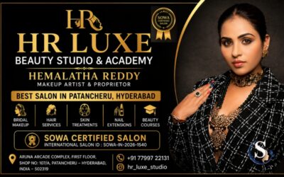 Hemalatha Reddy makeup artist original image featured in HR Luxe Beauty Studio Patancheru