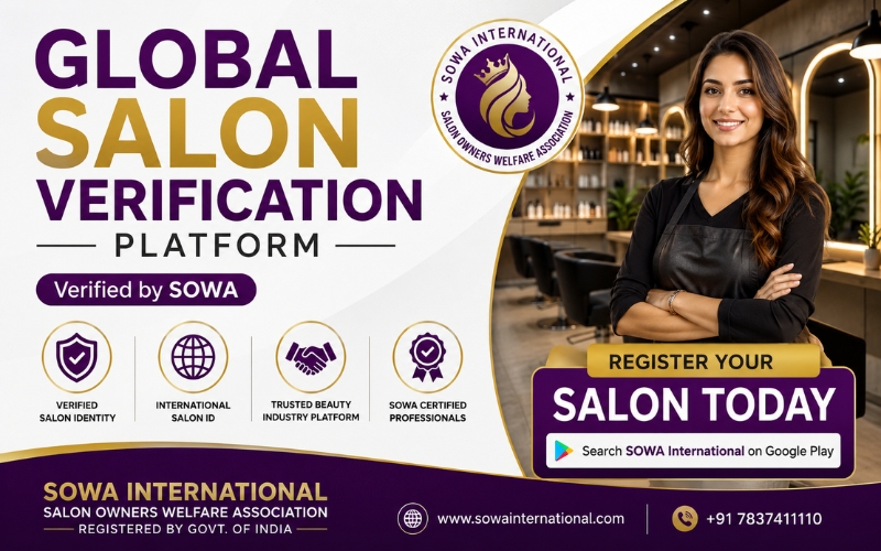 Global Salon Verification Platform by SOWA International Salon Owners Welfare Association with verified salon identity and international salon registration services.