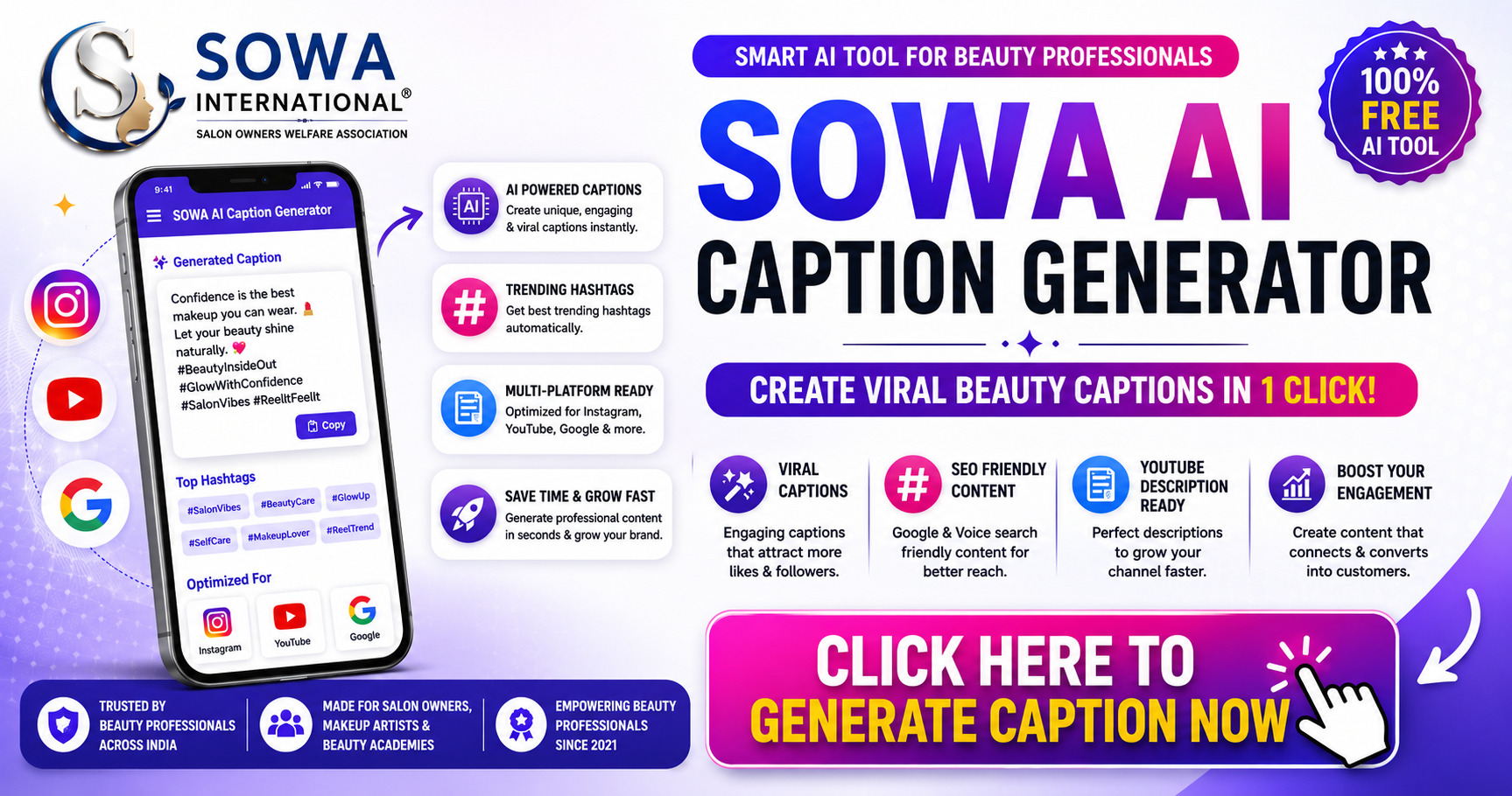 Trusted Salon Movement India | Verified by SOWA