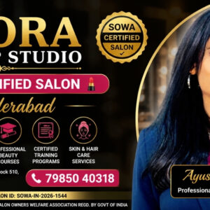 No.1 Anora Makeup Studio | Sowa Certified Salon in Secunderabad