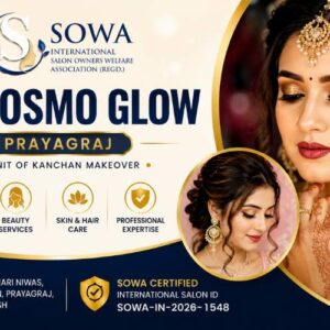 AK COSMO GLOW Prayagraj | SOWA Certified Beauty Parlour & Makeup Artist