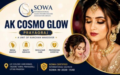 AK COSMO GLOW Prayagraj | SOWA Certified Beauty Parlour & Professional Makeup Artist  Sowa Verified