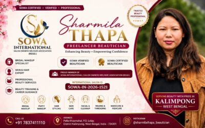 Sharmila Thapa Freelancer Beautician in Kalimpong | SOWA Certified Beautician West Bengal