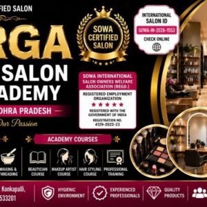 Durga Beauty Salon and Academy Amalapuram | Best Beauty Salon & Beauty Academy | SOWA Certified