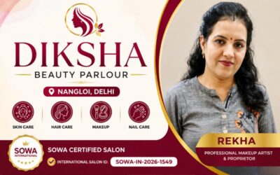 Diksha Beauty Parlour Nangloi Delhi | Verified SOWA Certified Salon | Rekha Makeup Artist