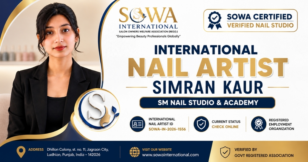 International Nail Artist SIMRAN KAUR | SM Nail Studio and  Academy, Jagraon