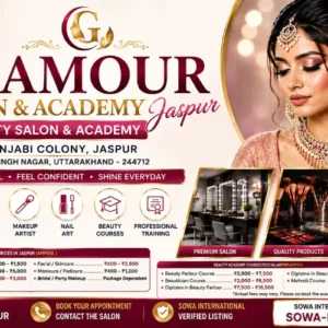 Glamour Salon and Academy Jaspur – Premium Beauty Services, Makeup & Professional Courses