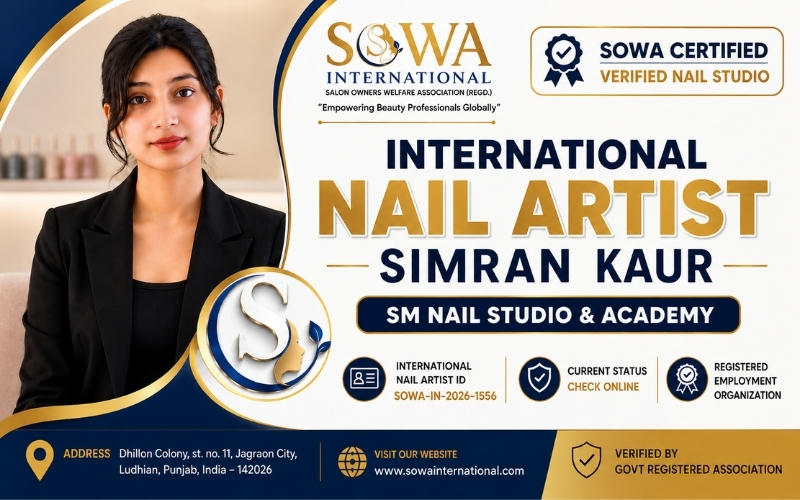 Verified profile of Simran Kaur International Nail Artist at SM Nail Studio & Academy Jagraon Punjab | Professional Nail Artist India | Nail Extension Specialist