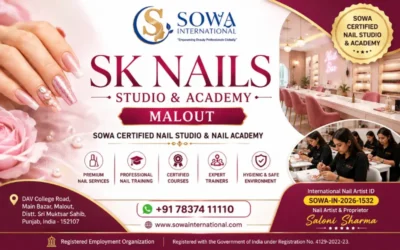 SK Nails Studio and Academy Malout Punjab – Professional Nail Services & Training