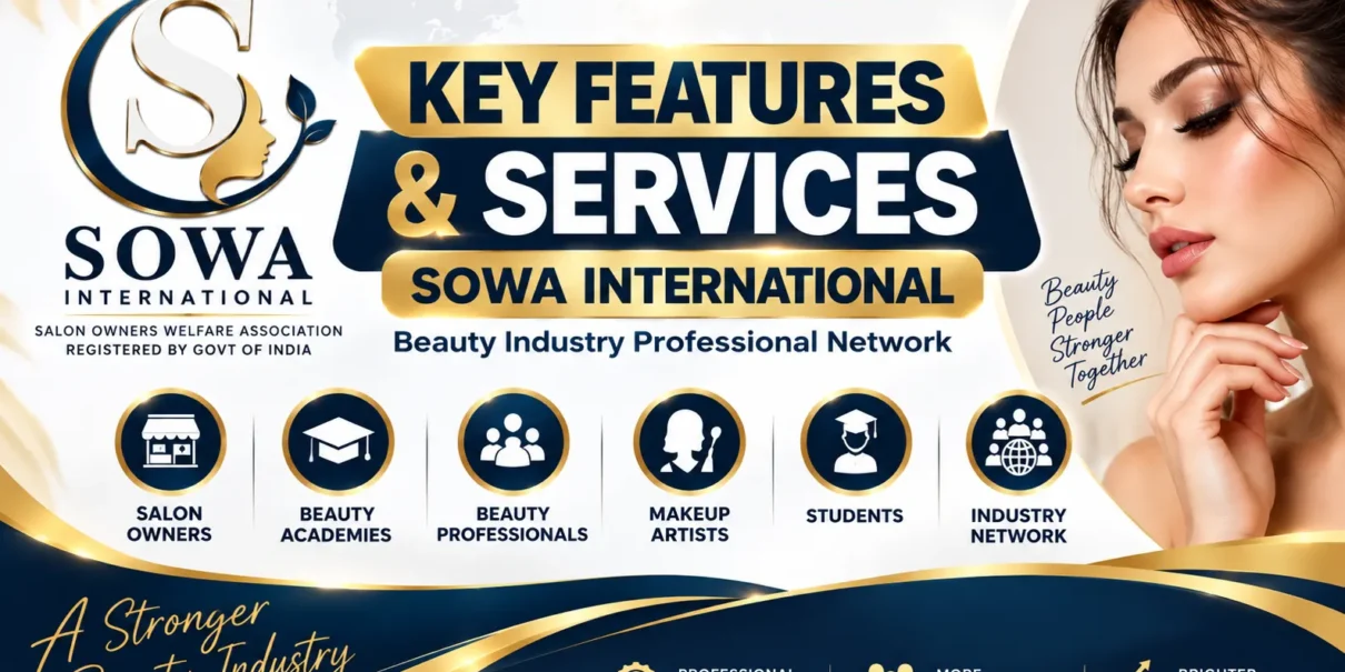 SOWA International Key Features and Services for salon owners, beauty academies, makeup artists, students and beauty professionals