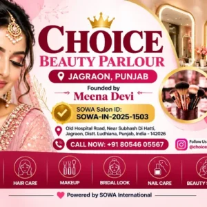Choice Beauty Parlour Jagraon, Punjab | SOWA Verified Salon