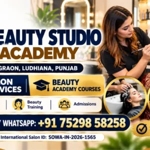 Beauty Salon in Jagraon | KJ Beauty Studio and Academy | Sowa Certified