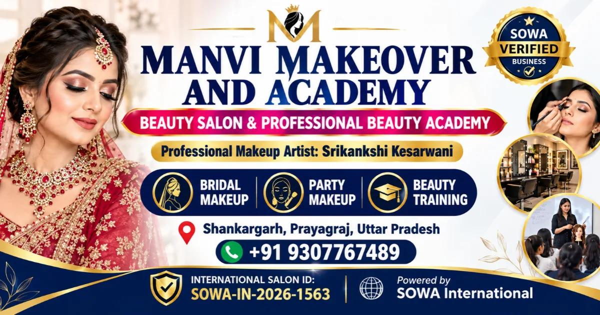 Manvi Makeover and Academy Shankargarh | Best Beauty Salon & Academy | Shankargarh